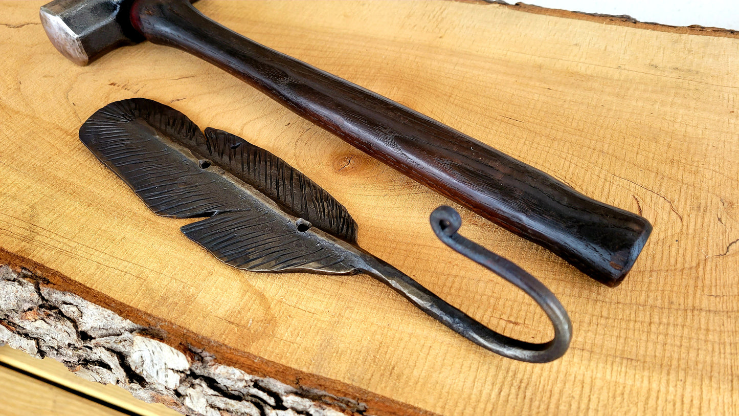 Feather Hook - 11 Inch