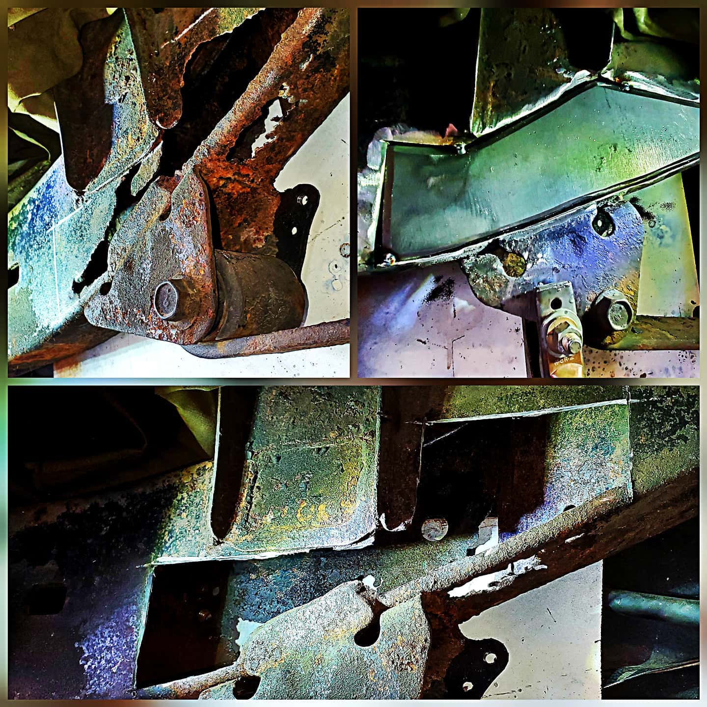 Mig weld frame repair