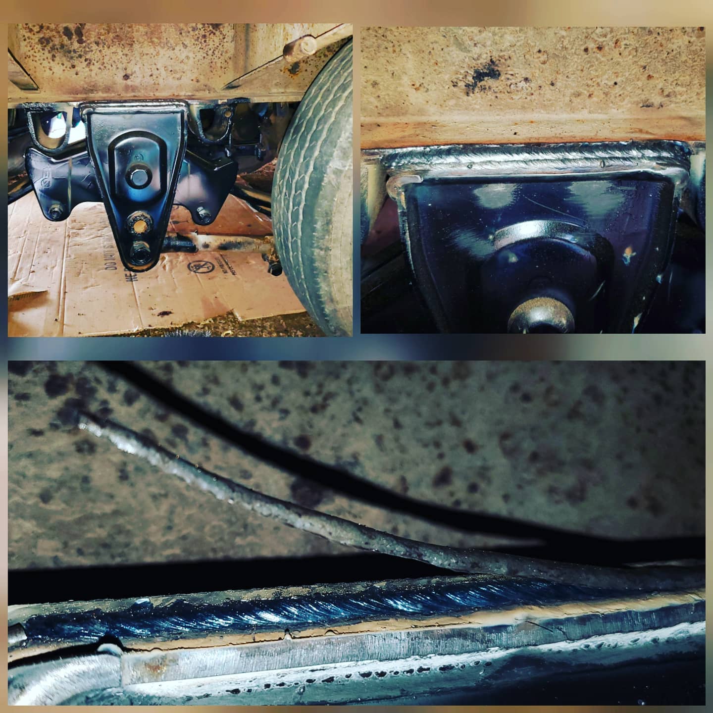 Stick weld trailer repair